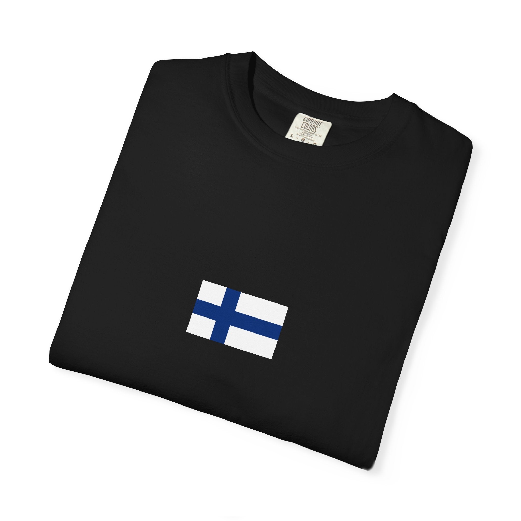 Finland Flag Tee — Minimal Nordic Cross T-Shirt