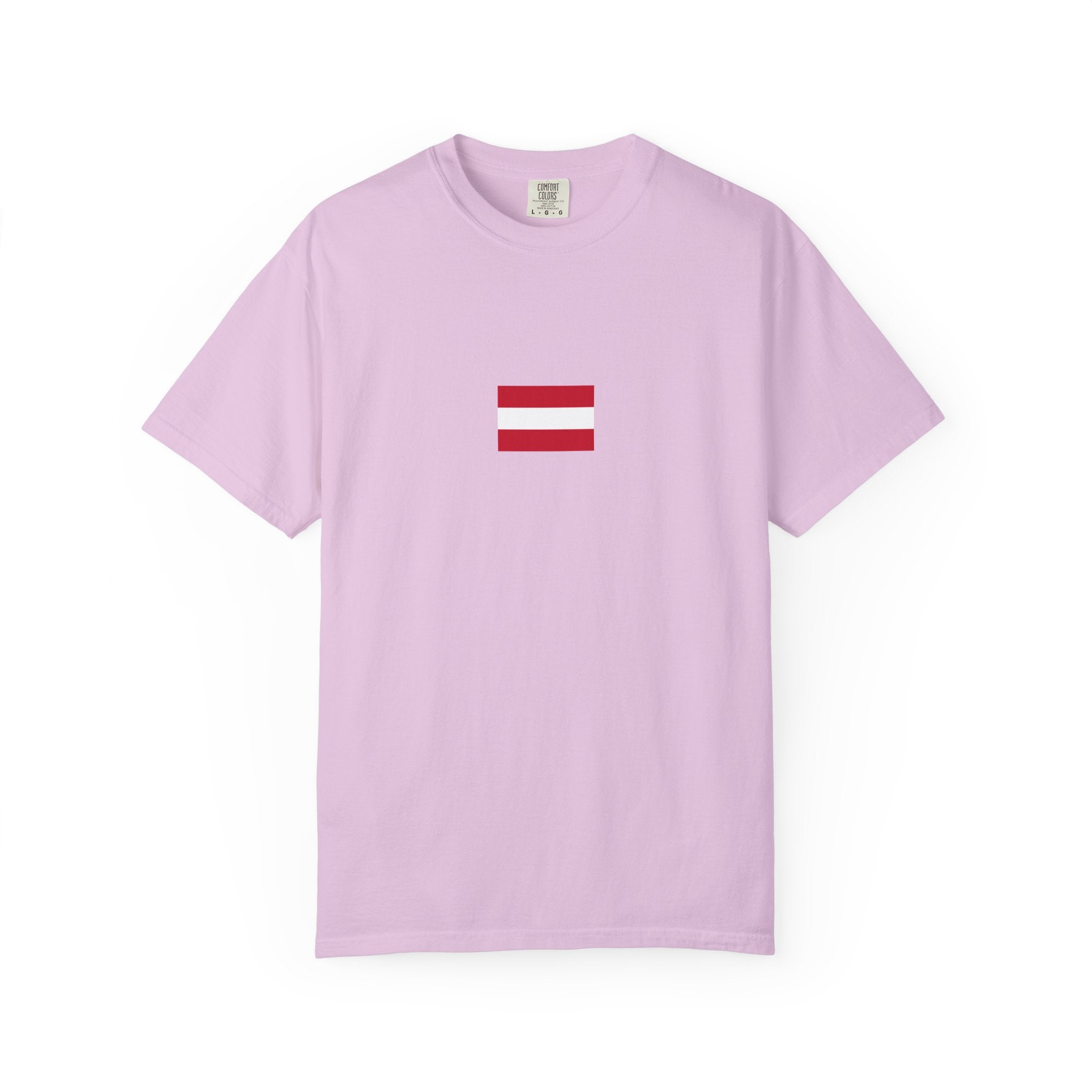 𝗔𝗨𝗦𝗧𝗥𝗜𝗔 | 𝗧-𝗦𝗛𝗜𝗥𝗧 "Minimal Front Flag & Back Map Design" 👕🛒📦✈️🌍🚚✅