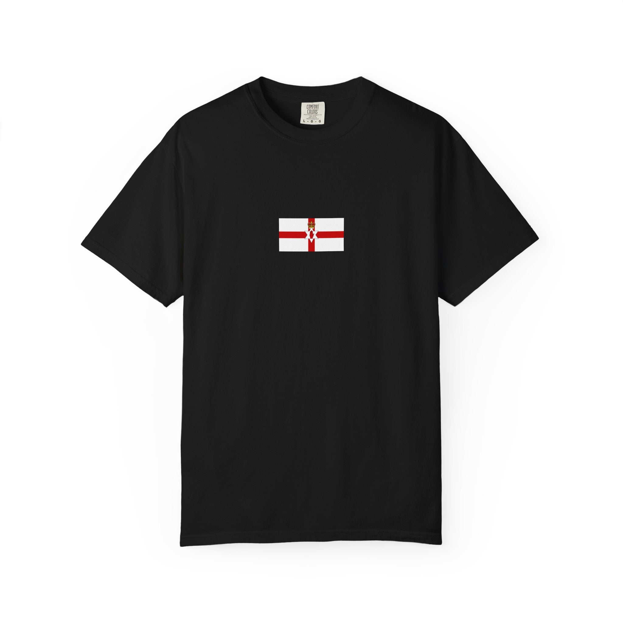 𝗡𝗢𝗥𝗧𝗛𝗘𝗥𝗡 𝗜𝗥𝗘𝗟𝗔𝗡𝗗 | 𝗧‑𝗦𝗛𝗜𝗥𝗧 "Minimal Front Flag & Back Map Design" 👕🛒📦✈️🌍🚚✅
