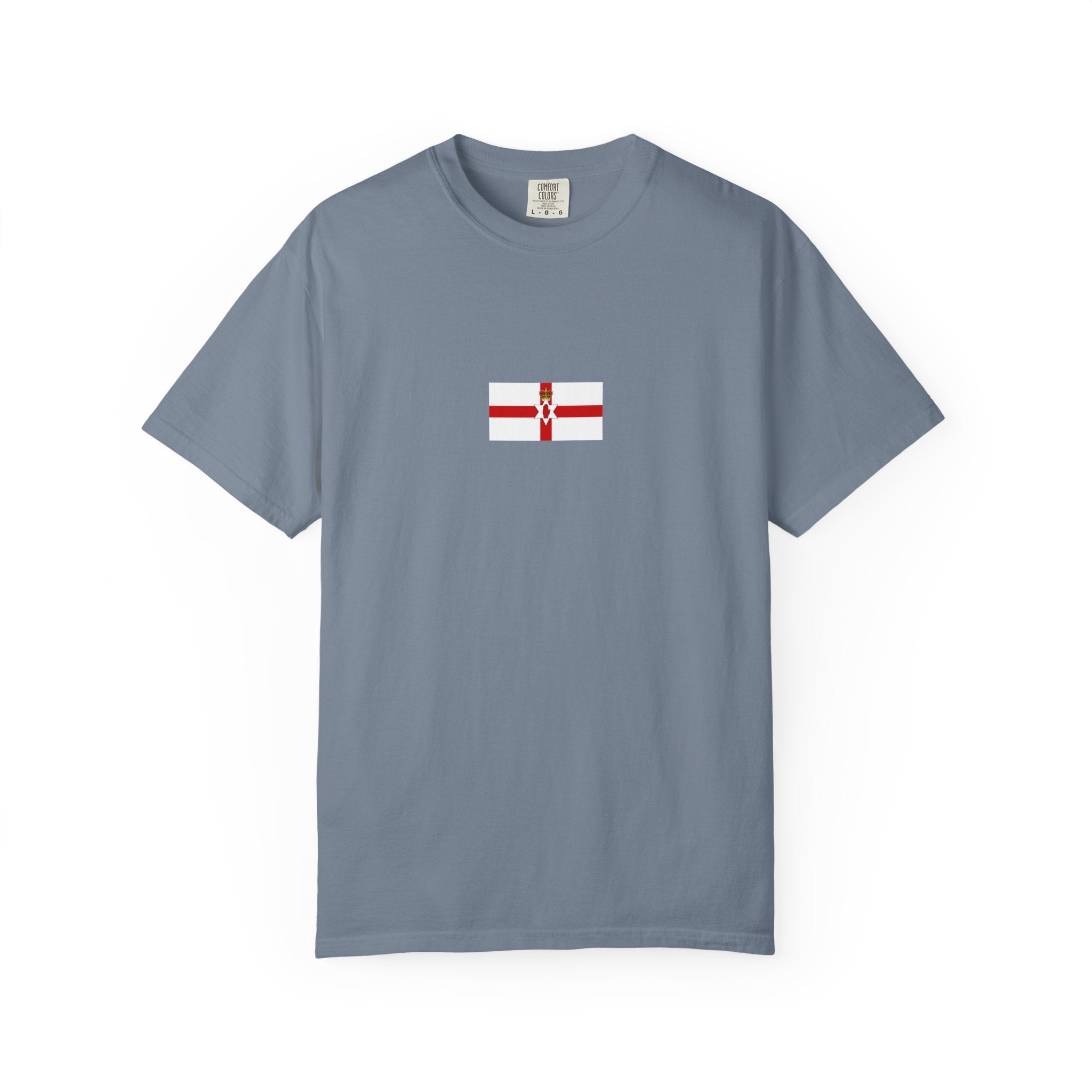 𝗡𝗢𝗥𝗧𝗛𝗘𝗥𝗡 𝗜𝗥𝗘𝗟𝗔𝗡𝗗 | 𝗧‑𝗦𝗛𝗜𝗥𝗧 "Minimal Front Flag & Back Map Design" 👕🛒📦✈️🌍🚚✅
