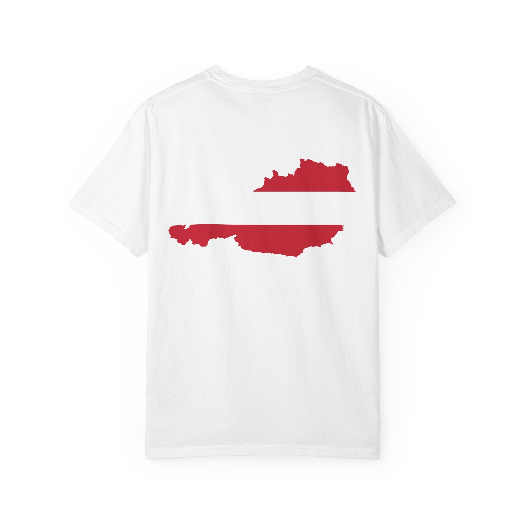 𝗔𝗨𝗦𝗧𝗥𝗜𝗔 | 𝗧-𝗦𝗛𝗜𝗥𝗧 "Minimal Front Flag & Back Map Design" 👕🛒📦✈️🌍🚚✅