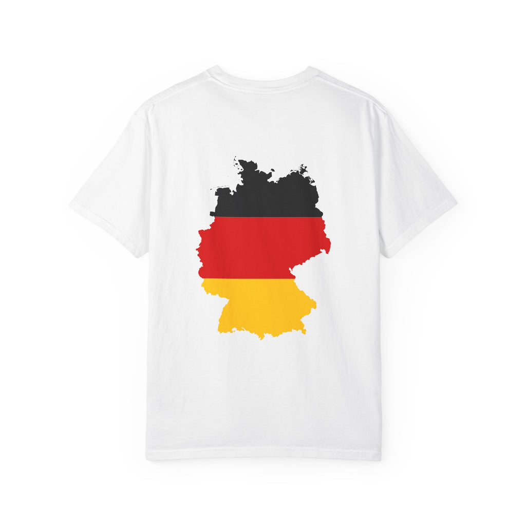 𝗚𝗘𝗥𝗠𝗔𝗡𝗬 | 𝗧‑𝗦𝗛𝗜𝗥𝗧 "Minimal Front Flag & Back Map Design" 👕🛒📦✈️🌍🚚✅