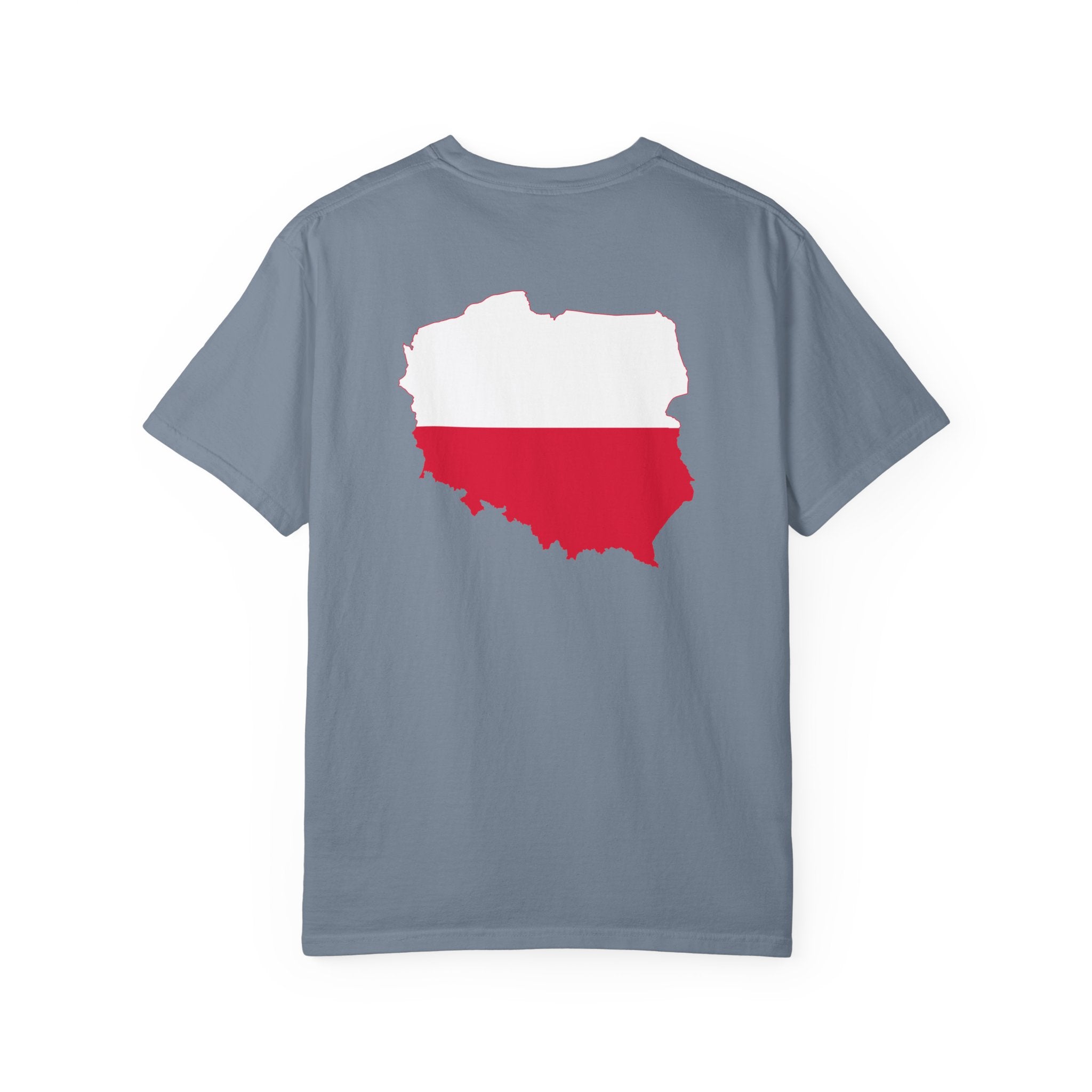 𝗣𝗢𝗟𝗔𝗡𝗗 | 𝗧‑𝗦𝗛𝗜𝗥𝗧 "Minimal Front Flag &amp; Back Map Design" 👕🛒📦✈️🌍🚚✅