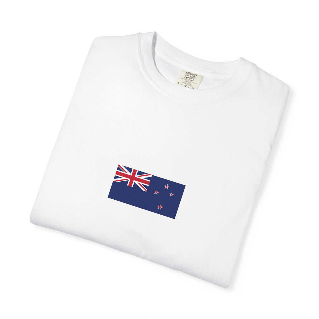 𝗡𝗘𝗪 𝗭𝗘𝗔𝗟𝗔𝗡𝗗 | 𝗧‑𝗦𝗛𝗜𝗥𝗧 "Minimal Front Flag & Back Map Design" 👕🛒📦✈️🌍🚚✅