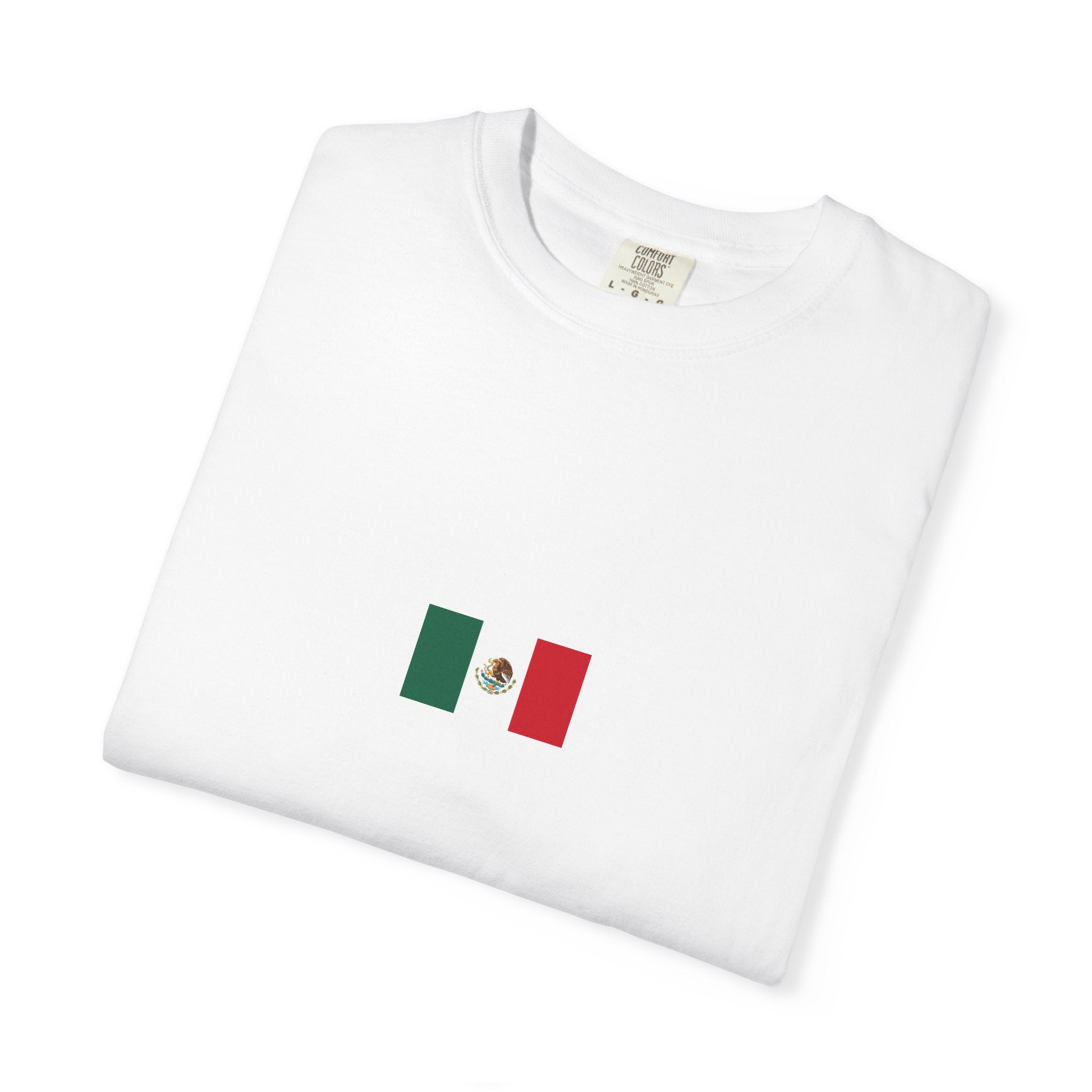 Mexico Flag T-Shirt — Minimalist Mexican Map & Emblem Tee
