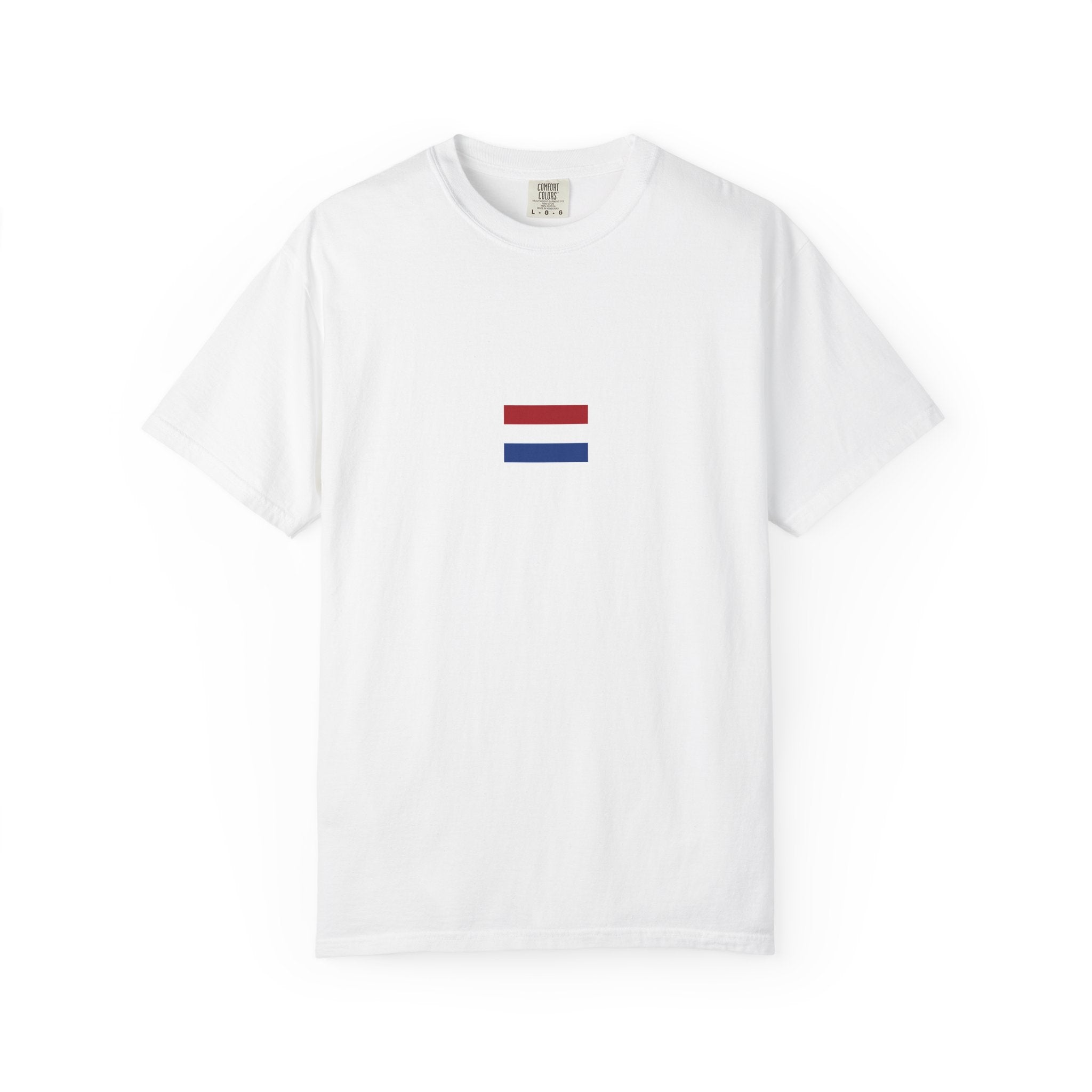 𝗡𝗘𝗧𝗛𝗘𝗥𝗟𝗔𝗡𝗗𝗦 | 𝗧‑𝗦𝗛𝗜𝗥𝗧 𝗧-𝗦𝗛𝗜𝗥𝗧 "Minimal Front Flag & Back Map Design" 👕🛒📦✈️🌍🚚✅