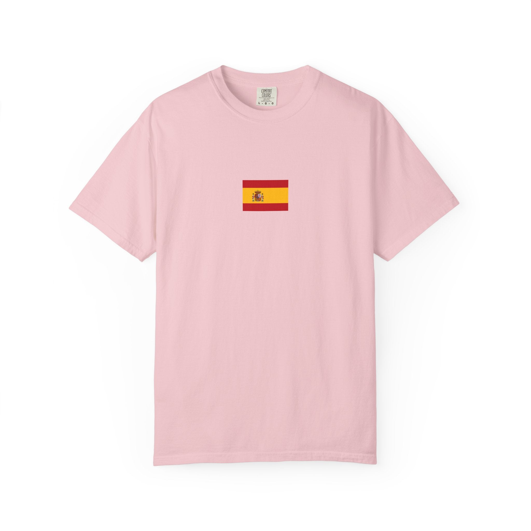 Spain Flag T-Shirt — Minimal Spanish Flag Tee