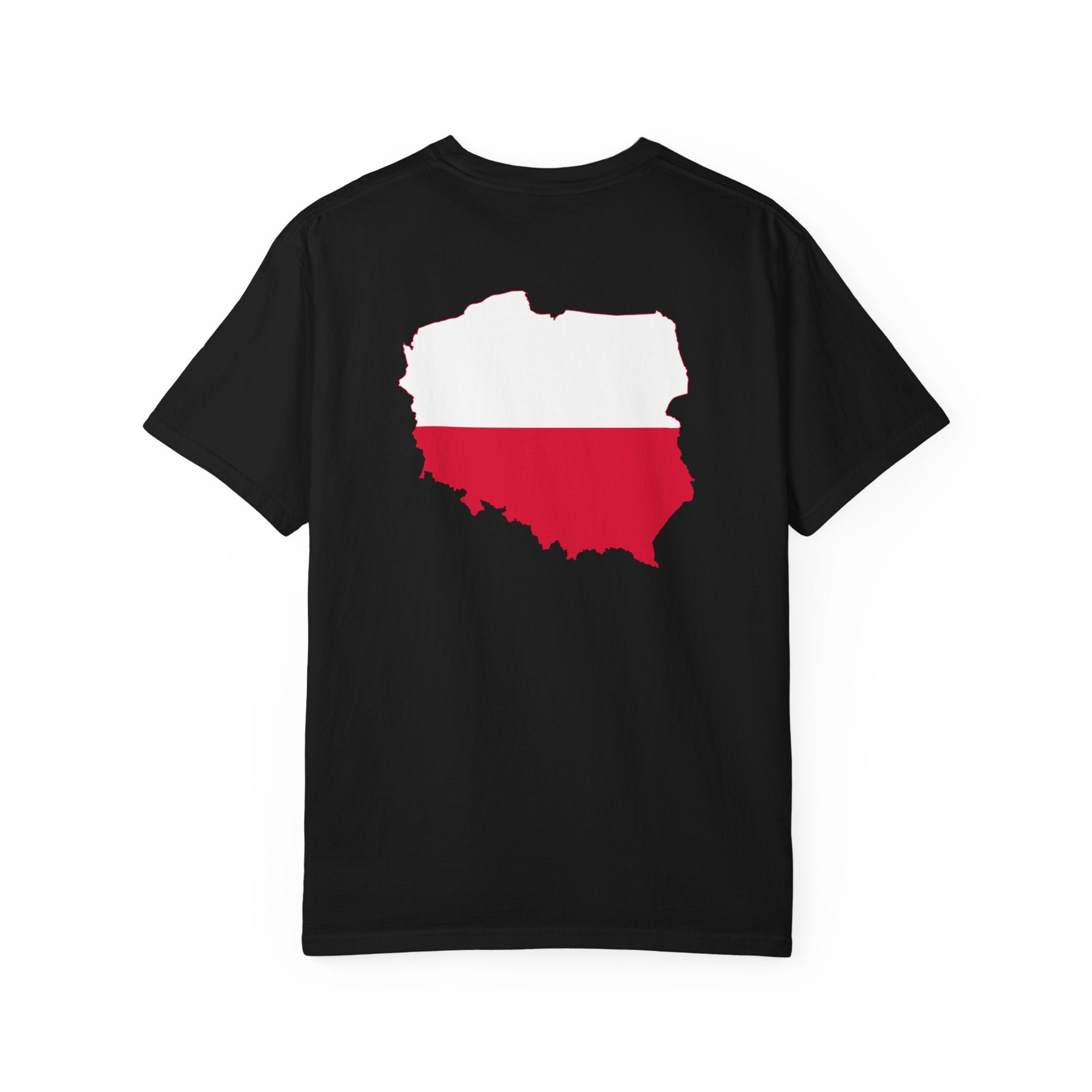 𝗣𝗢𝗟𝗔𝗡𝗗 | 𝗧‑𝗦𝗛𝗜𝗥𝗧 "Minimal Front Flag & Back Map Design" 👕🛒📦✈️🌍🚚✅
