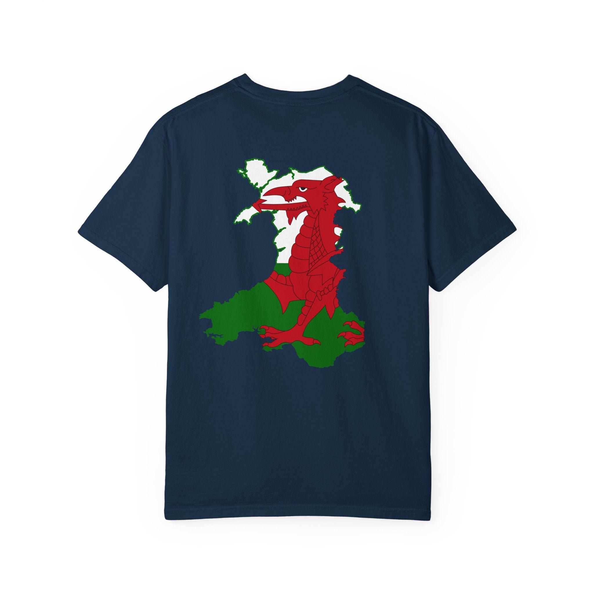 𝗪𝗔𝗟𝗘𝗦 | 𝗧-𝗦𝗛𝗜𝗥𝗧 "Minimal Front Flag & Back Map Design" 👕🛒📦✈️🌍🚚✅