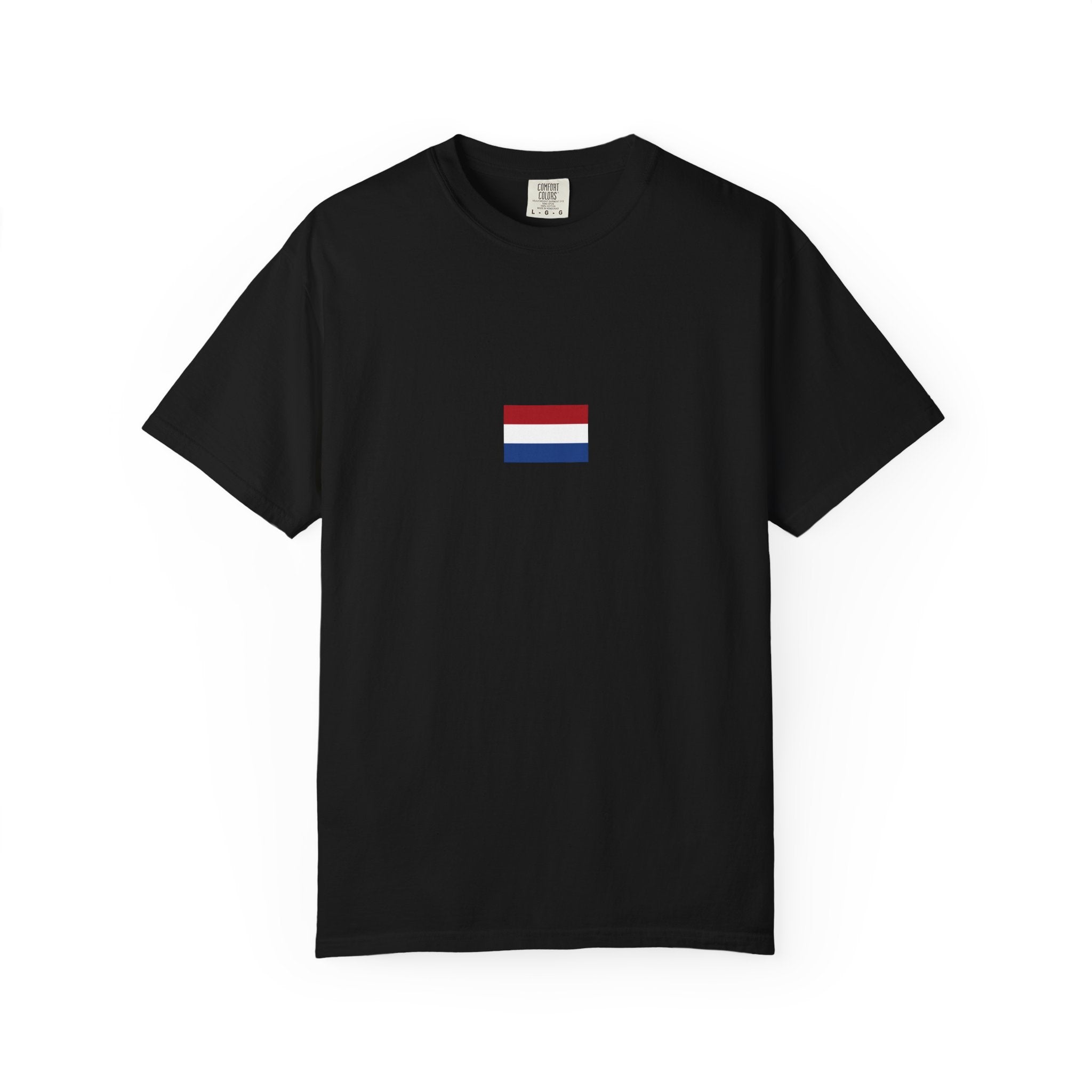 𝗡𝗘𝗧𝗛𝗘𝗥𝗟𝗔𝗡𝗗𝗦 | 𝗧‑𝗦𝗛𝗜𝗥𝗧 𝗧-𝗦𝗛𝗜𝗥𝗧 "Minimal Front Flag & Back Map Design" 👕🛒📦✈️🌍🚚✅