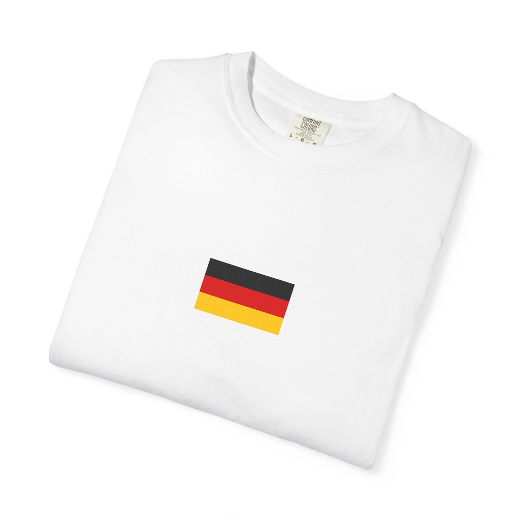 𝗚𝗘𝗥𝗠𝗔𝗡𝗬 | 𝗧‑𝗦𝗛𝗜𝗥𝗧 "Minimal Front Flag & Back Map Design" 👕🛒📦✈️🌍🚚✅