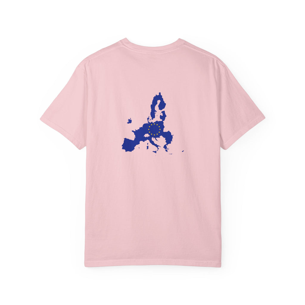 𝗘𝗨 | 𝗧‑𝗦𝗛𝗜𝗥𝗧 "Minimal Front Flag & Back Map Design" 👕🛒📦✈️🌍🚚✅