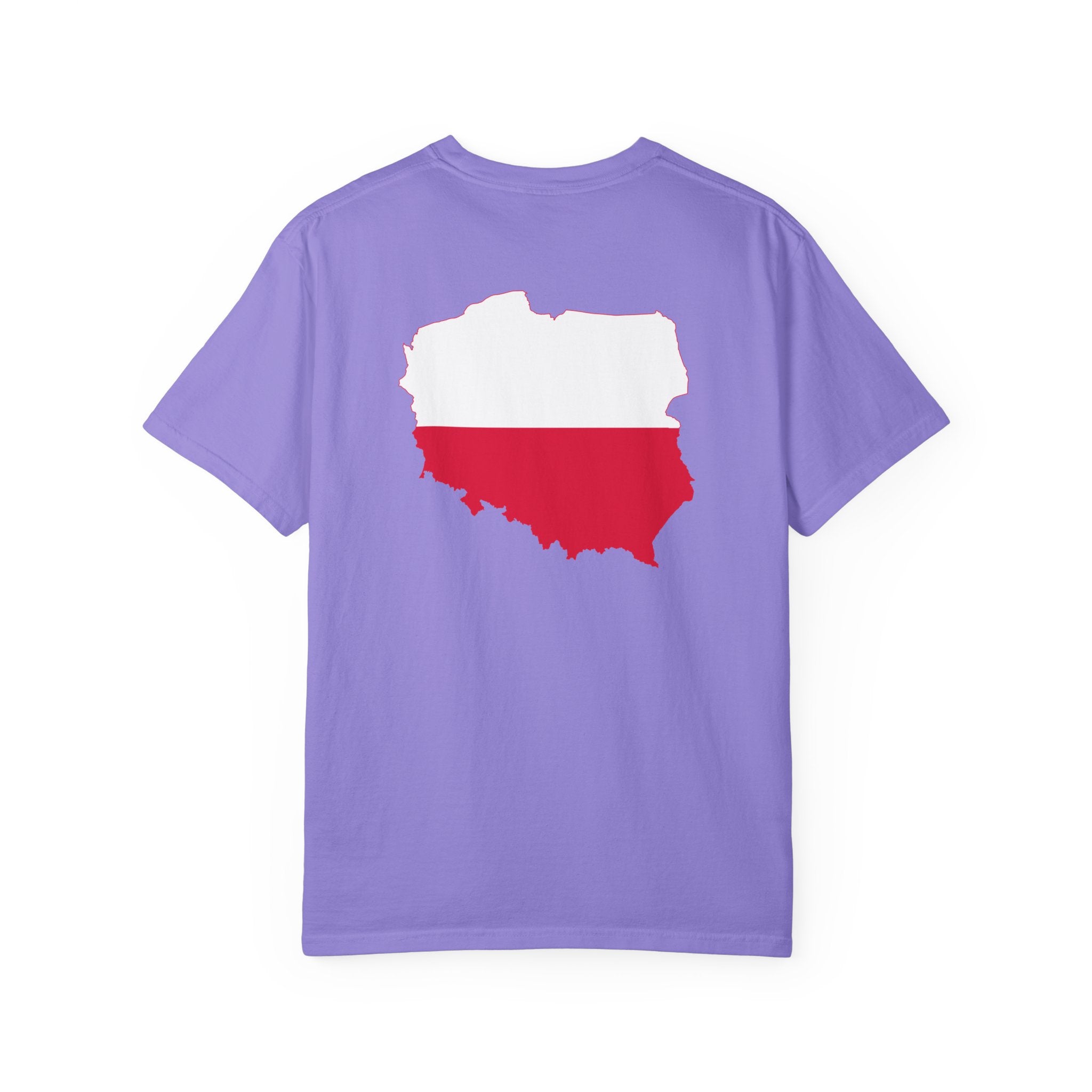 𝗣𝗢𝗟𝗔𝗡𝗗 | 𝗧‑𝗦𝗛𝗜𝗥𝗧 "Minimal Front Flag &amp; Back Map Design" 👕🛒📦✈️🌍🚚✅