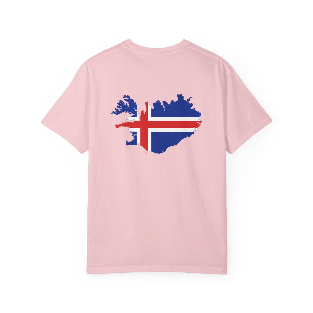 𝗜𝗖𝗘𝗟𝗔𝗡𝗗 | 𝗧‑𝗦𝗛𝗜𝗥𝗧 "Minimal Front Flag & Back Map Design" 👕🛒📦✈️🌍🚚✅