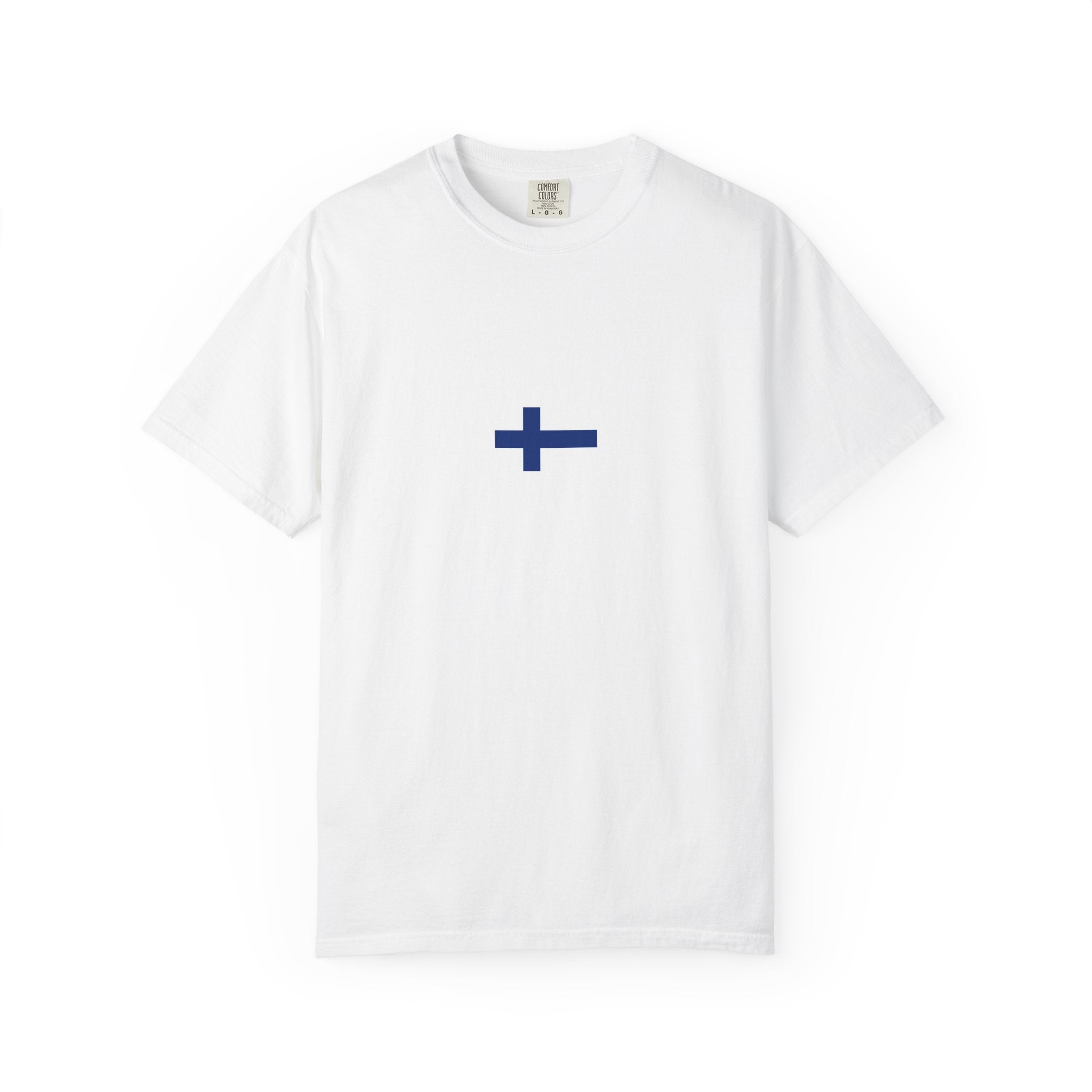 Finland Flag Tee — Minimal Nordic Cross T-Shirt