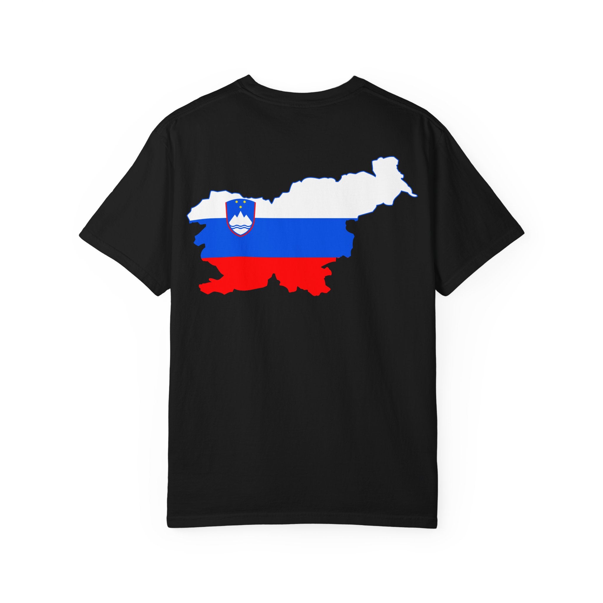 𝗦𝗟𝗢𝗩𝗘𝗡𝗜𝗔 | 𝗧‑𝗦𝗛𝗜𝗥𝗧 "Minimal Front Flag & Back Map Design" 👕🛒📦✈️🌍🚚✅