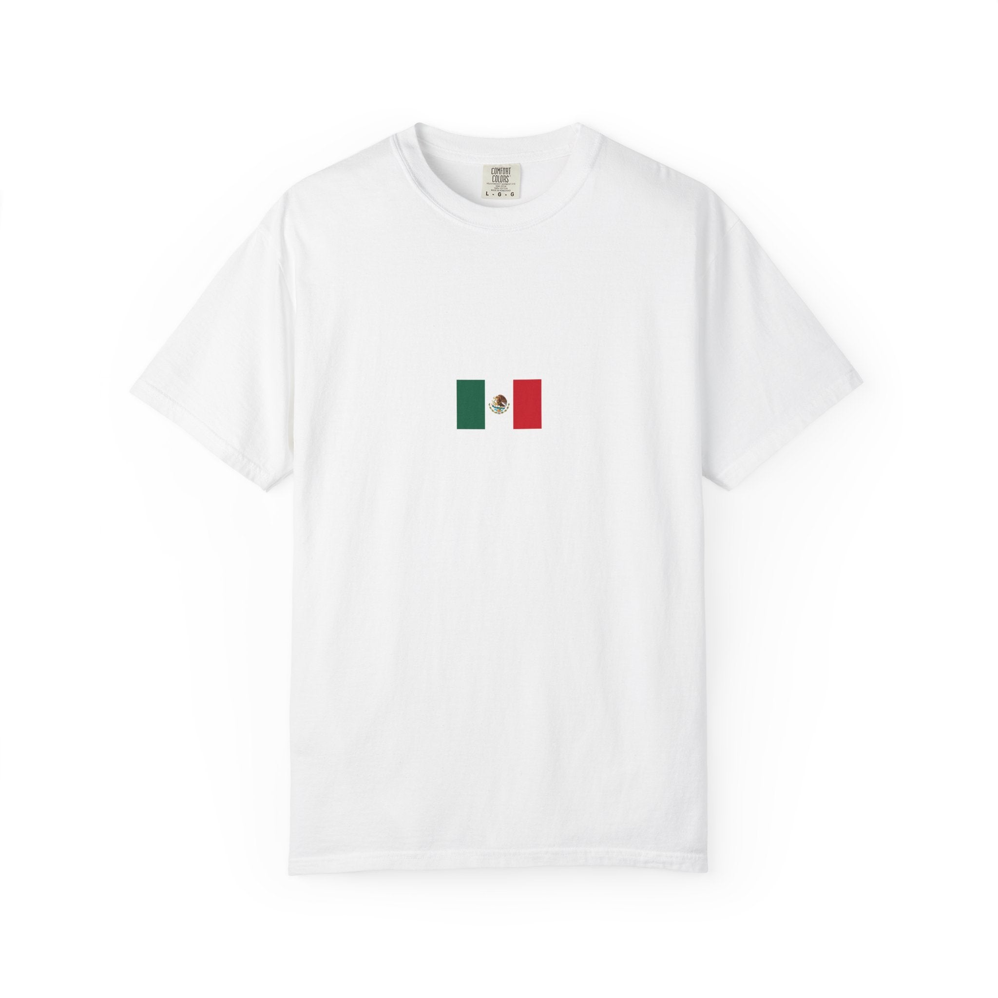 Mexico Flag T-Shirt — Minimalist Mexican Map & Emblem Tee