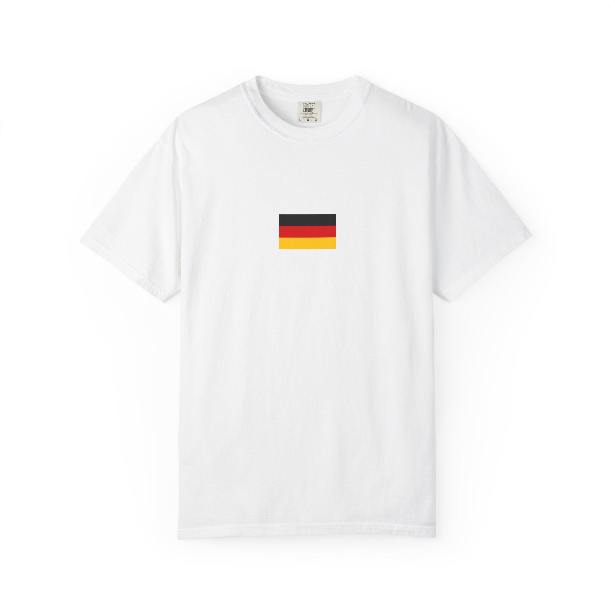 Germany Flag Map T-Shirt — German Flag Tee, Deutschland Map Shirt