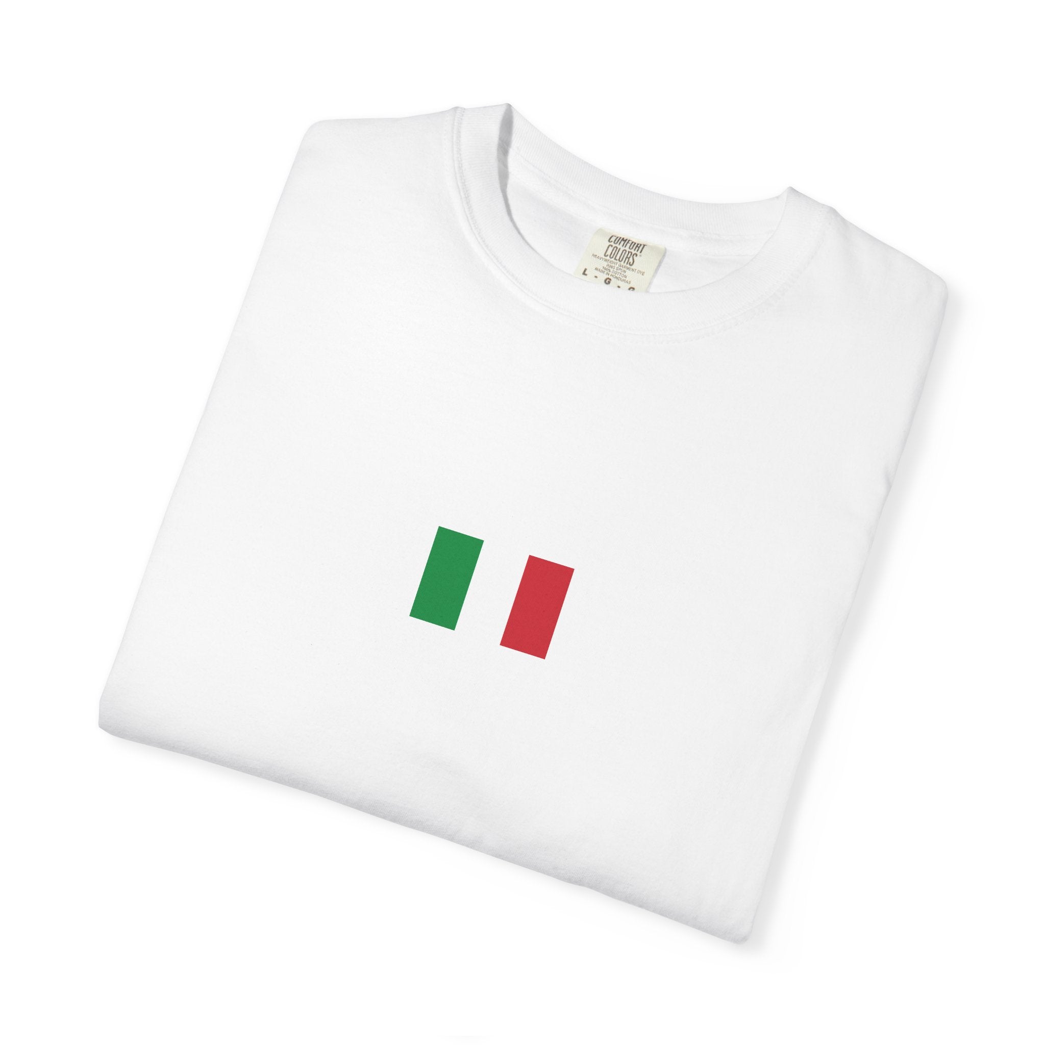 Italian Flag T‑Shirt — Minimal Italy Pride Tee