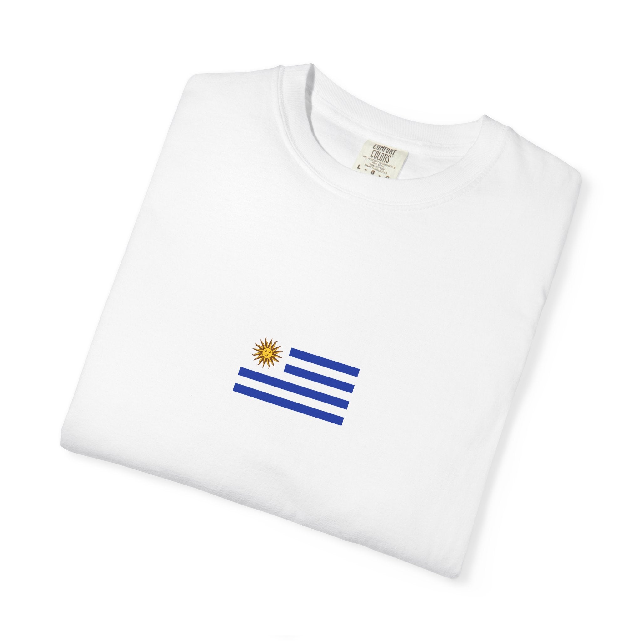 𝗨𝗥𝗨𝗚𝗨𝗔𝗬 | 𝗧-𝗦𝗛𝗜𝗥𝗧 "Minimal Front Flag & Back Map Design" 👕🛒📦✈️🌍🚚✅