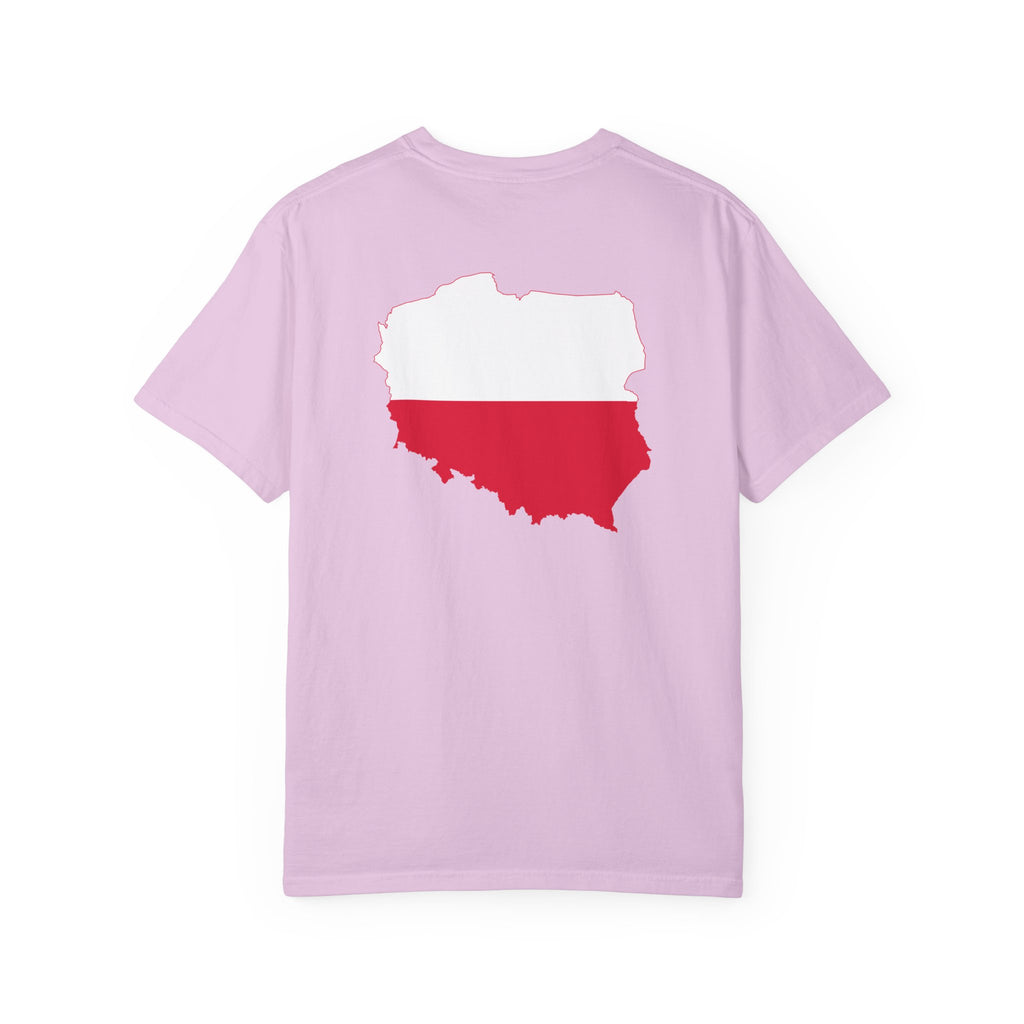 𝗣𝗢𝗟𝗔𝗡𝗗 | 𝗧‑𝗦𝗛𝗜𝗥𝗧 "Minimal Front Flag &amp; Back Map Design" 👕🛒📦✈️🌍🚚✅