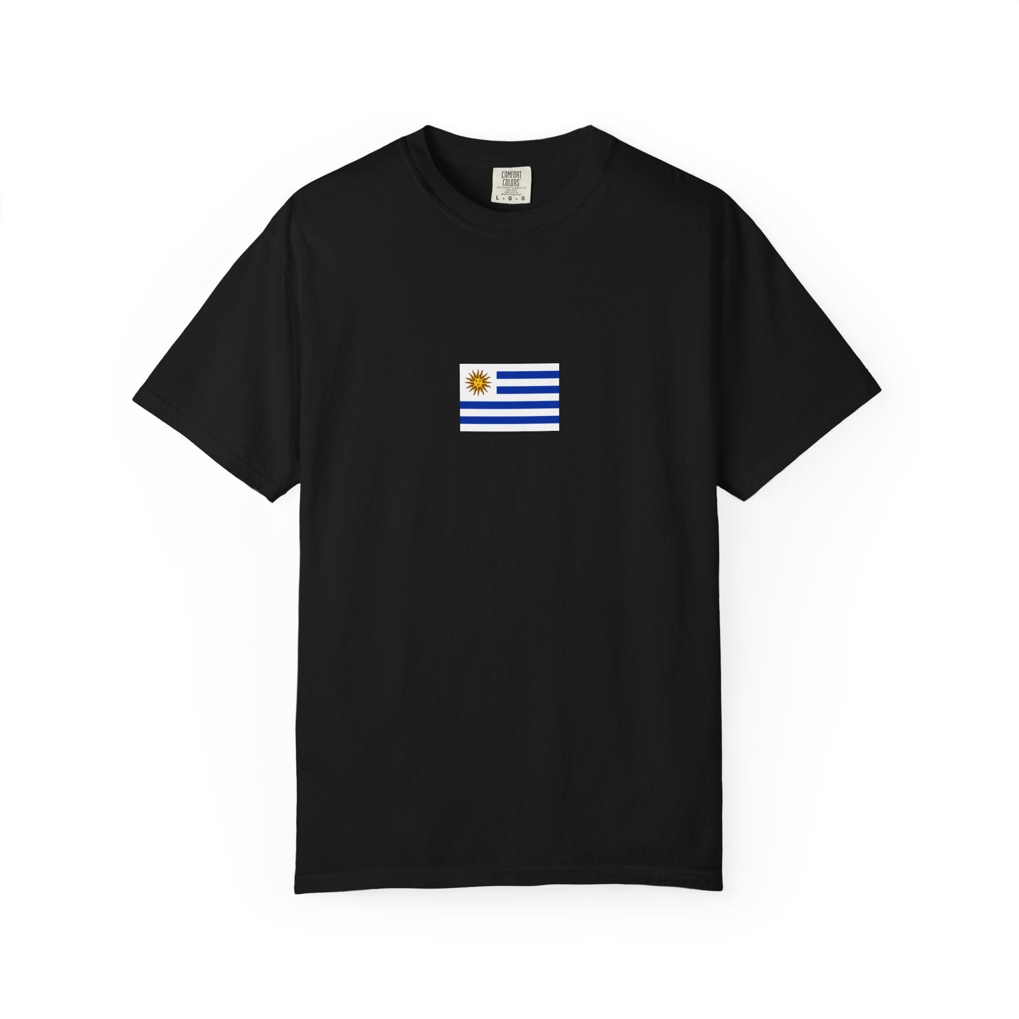 𝗨𝗥𝗨𝗚𝗨𝗔𝗬 | 𝗧-𝗦𝗛𝗜𝗥𝗧 "Minimal Front Flag & Back Map Design" 👕🛒📦✈️🌍🚚✅