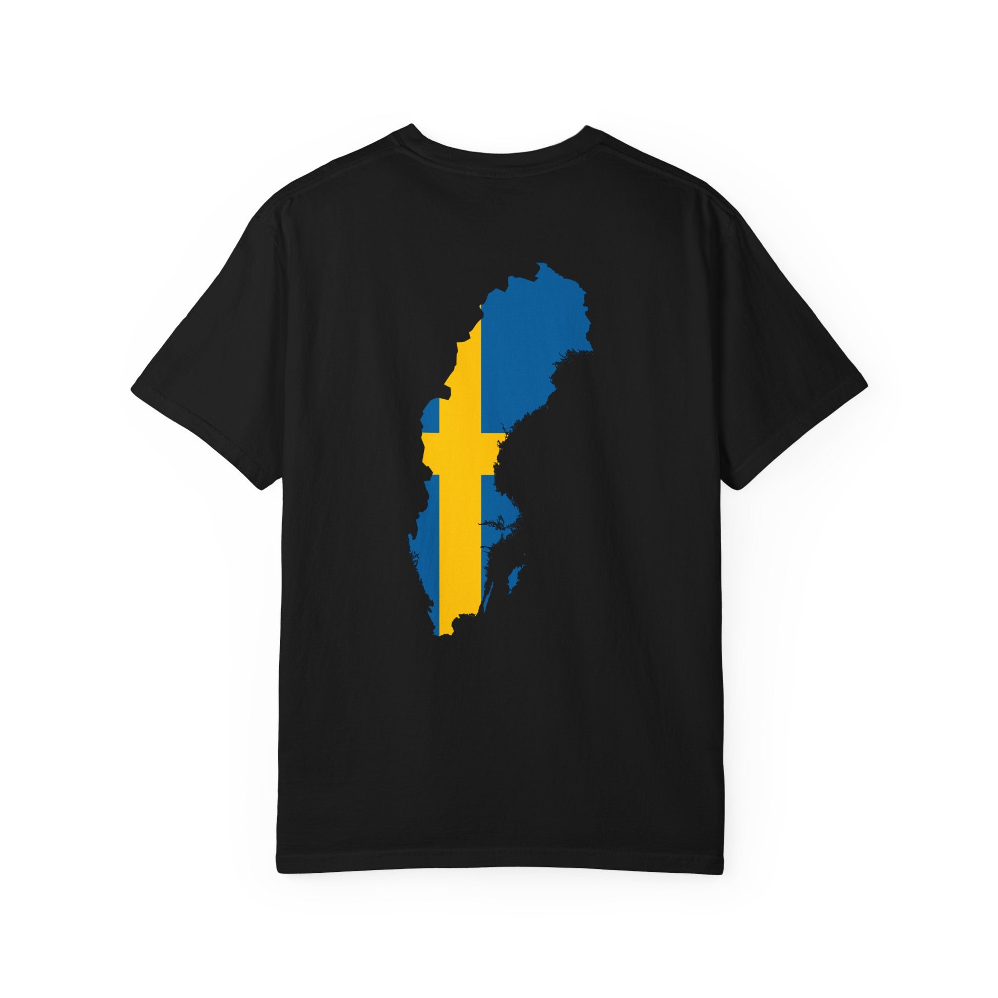 Sweden Flag T-Shirt — Swedish Map & Flag Graphic Tee