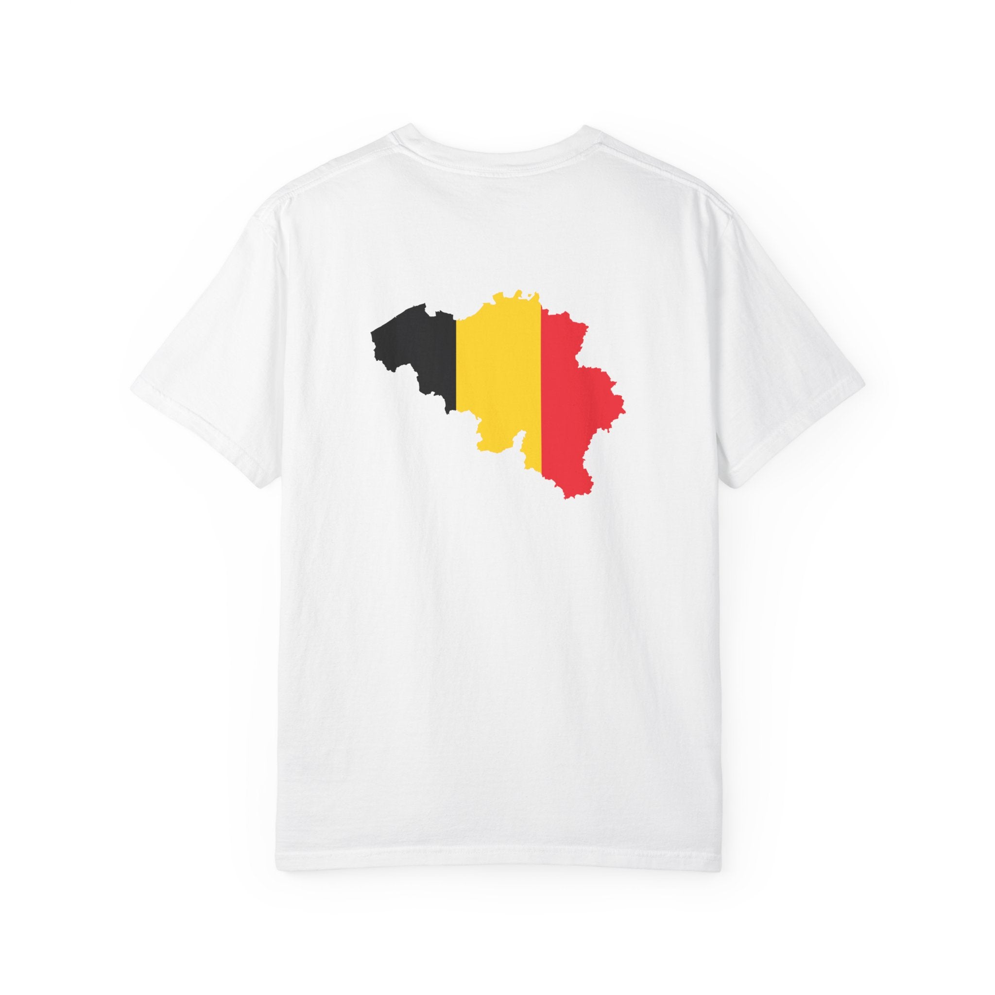 𝗕𝗘𝗟𝗚𝗜𝗨𝗠 | 𝗧‑𝗦𝗛𝗜𝗥𝗧 "Minimal Front Flag & Back Map Design" 👕🛒📦✈️🌍🚚✅