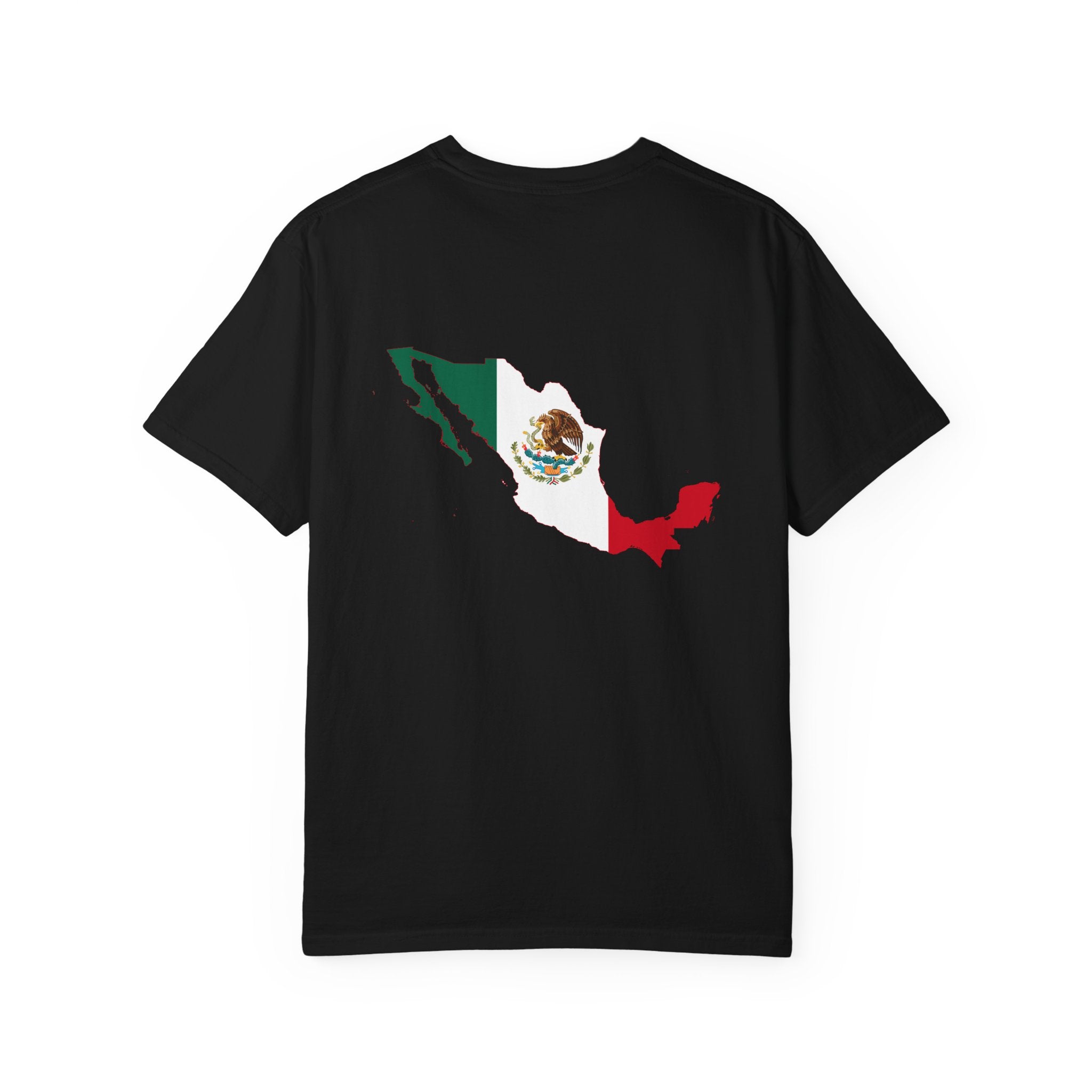 Mexico Flag T-Shirt — Minimalist Mexican Map & Emblem Tee