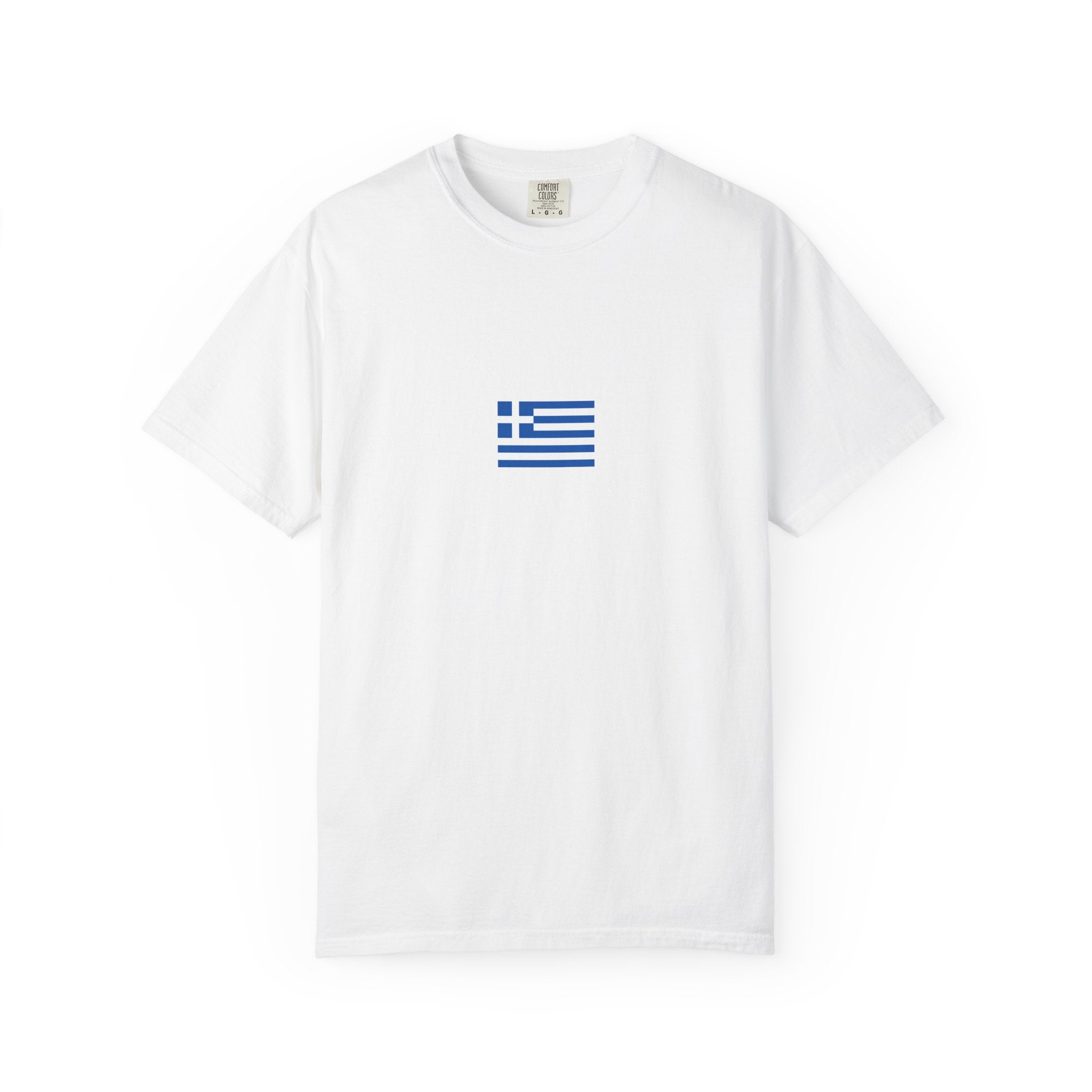 Greece Flag T-Shirt — Minimal Greek Flag Tee