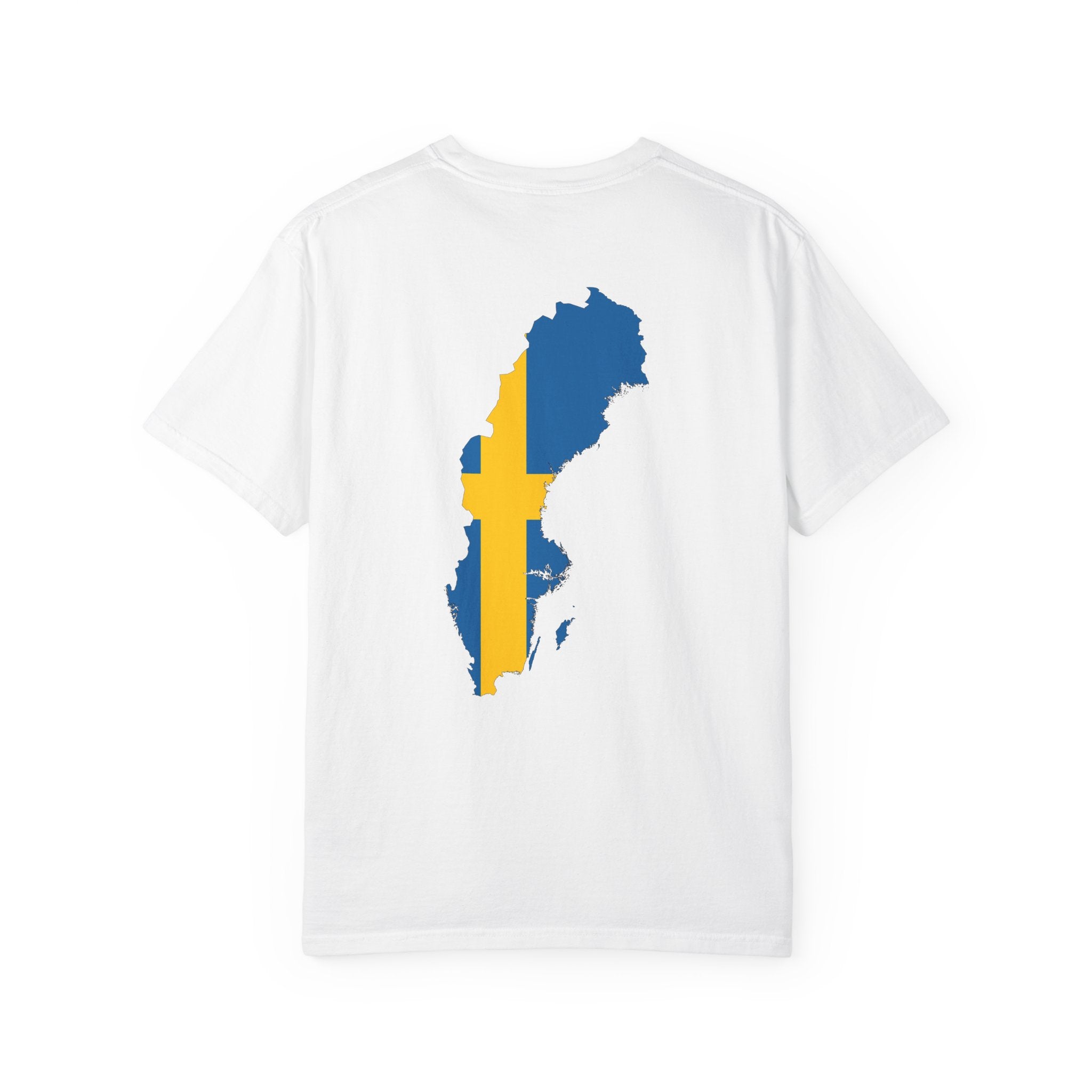 Sweden Flag T-Shirt — Swedish Map & Flag Graphic Tee